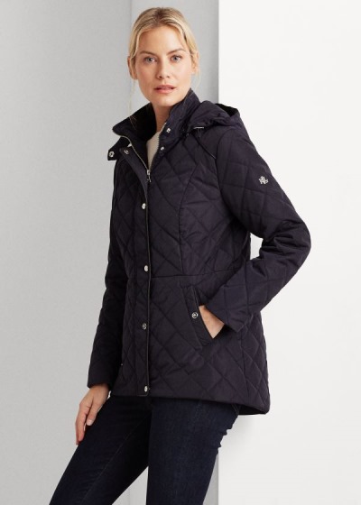 Women's Ralph Lauren Quilted Hooded Jackets | 049536JKB